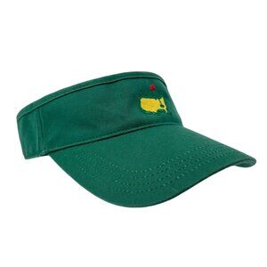 American Needle Masters Green Low Rider Visor Adjustable Embroidered Golf USA